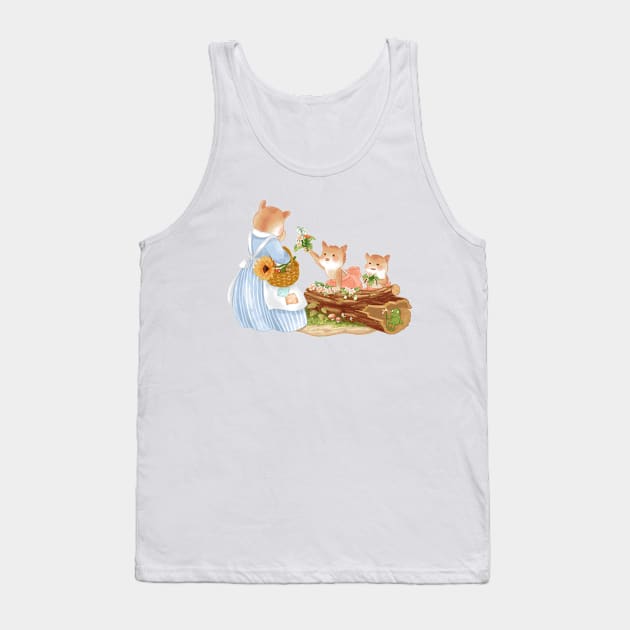 Flowers For Mum - Critter Flower Shop Tank Top by Jieul